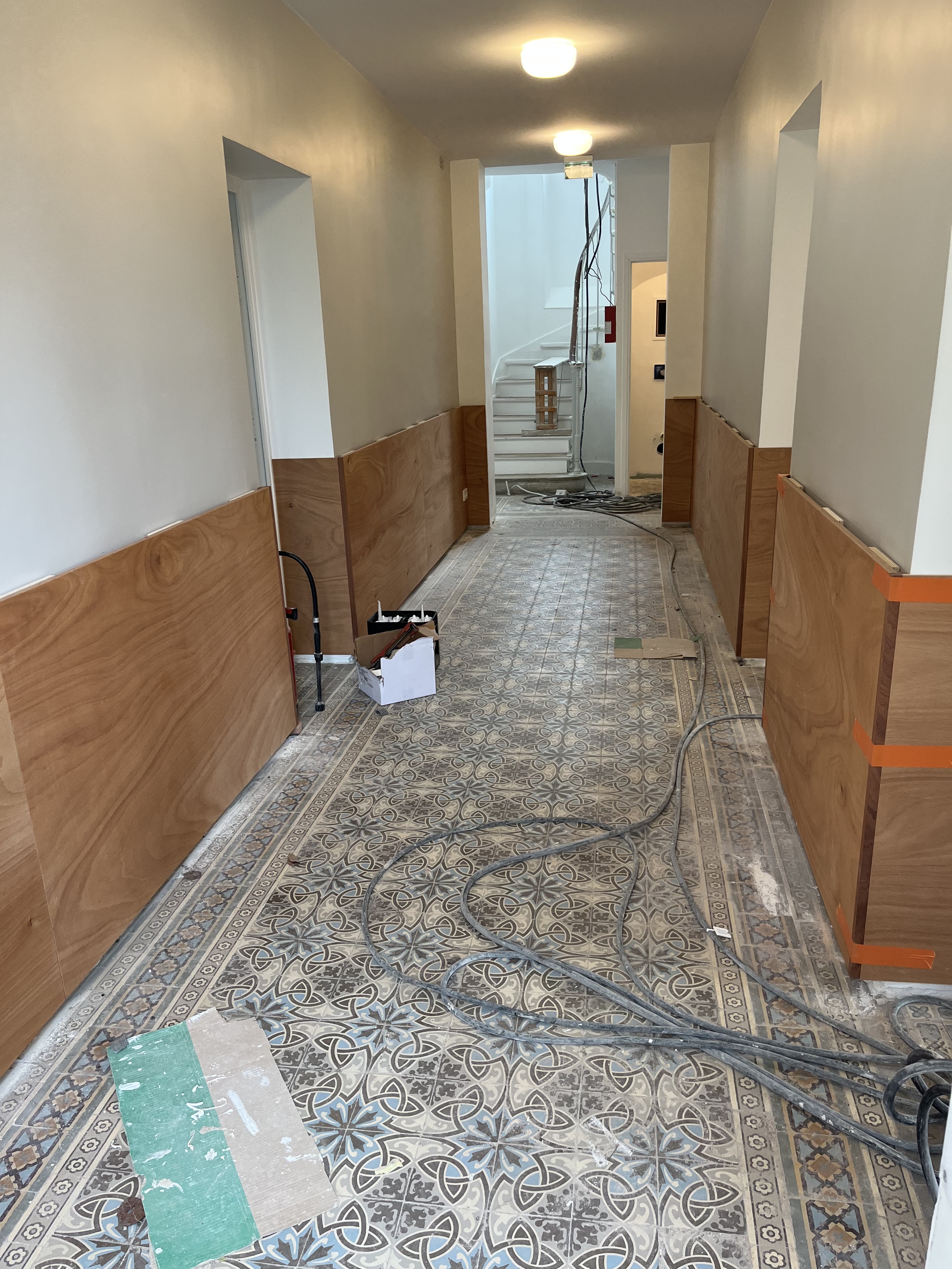 Travaux couloir Beaux-Arts de Chars