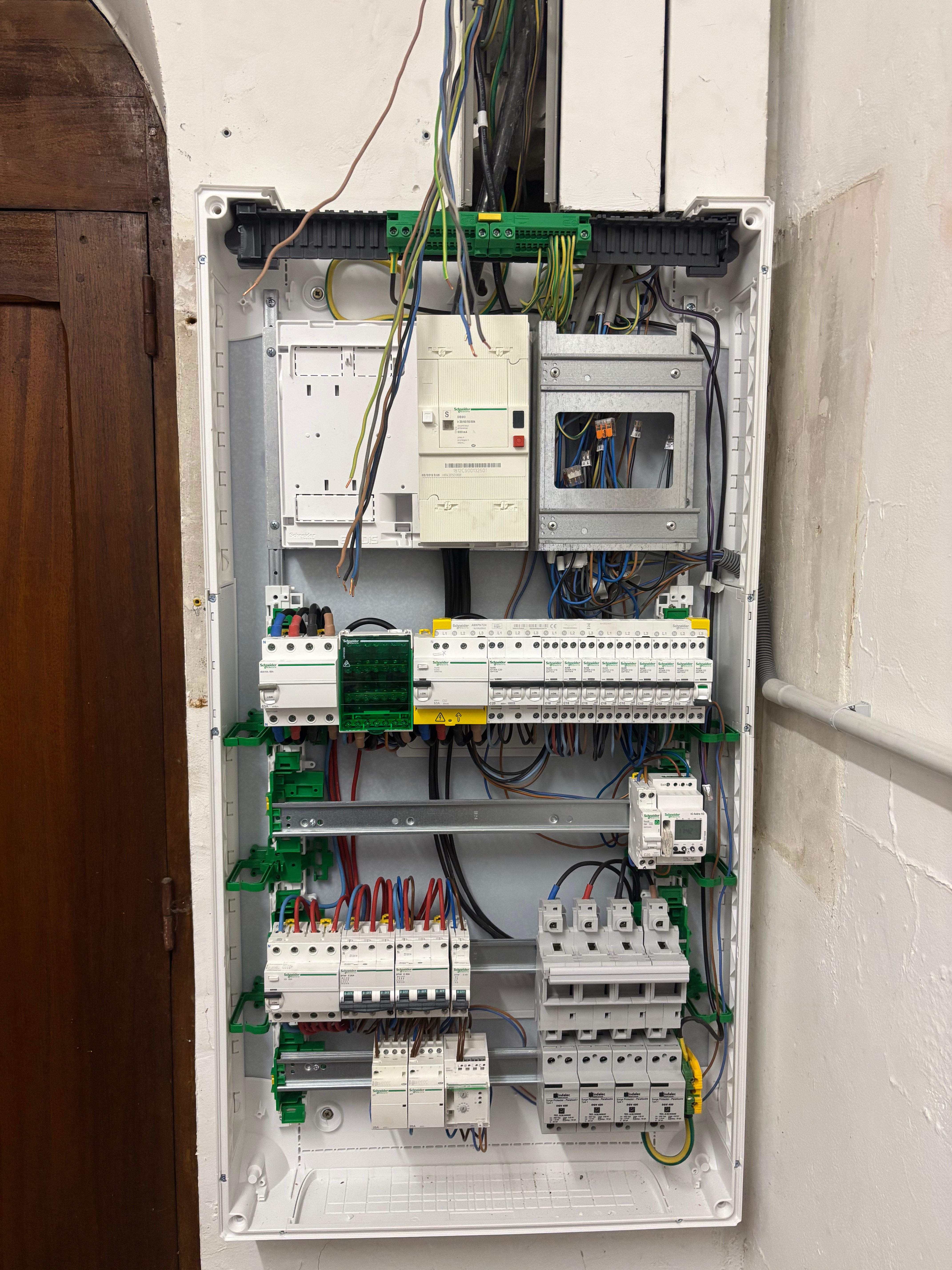 Tableau électrique Église d'Aulnay sur Mauldre